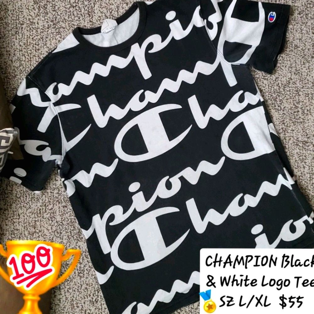 CHAMPION LOGO TEE SZ XL